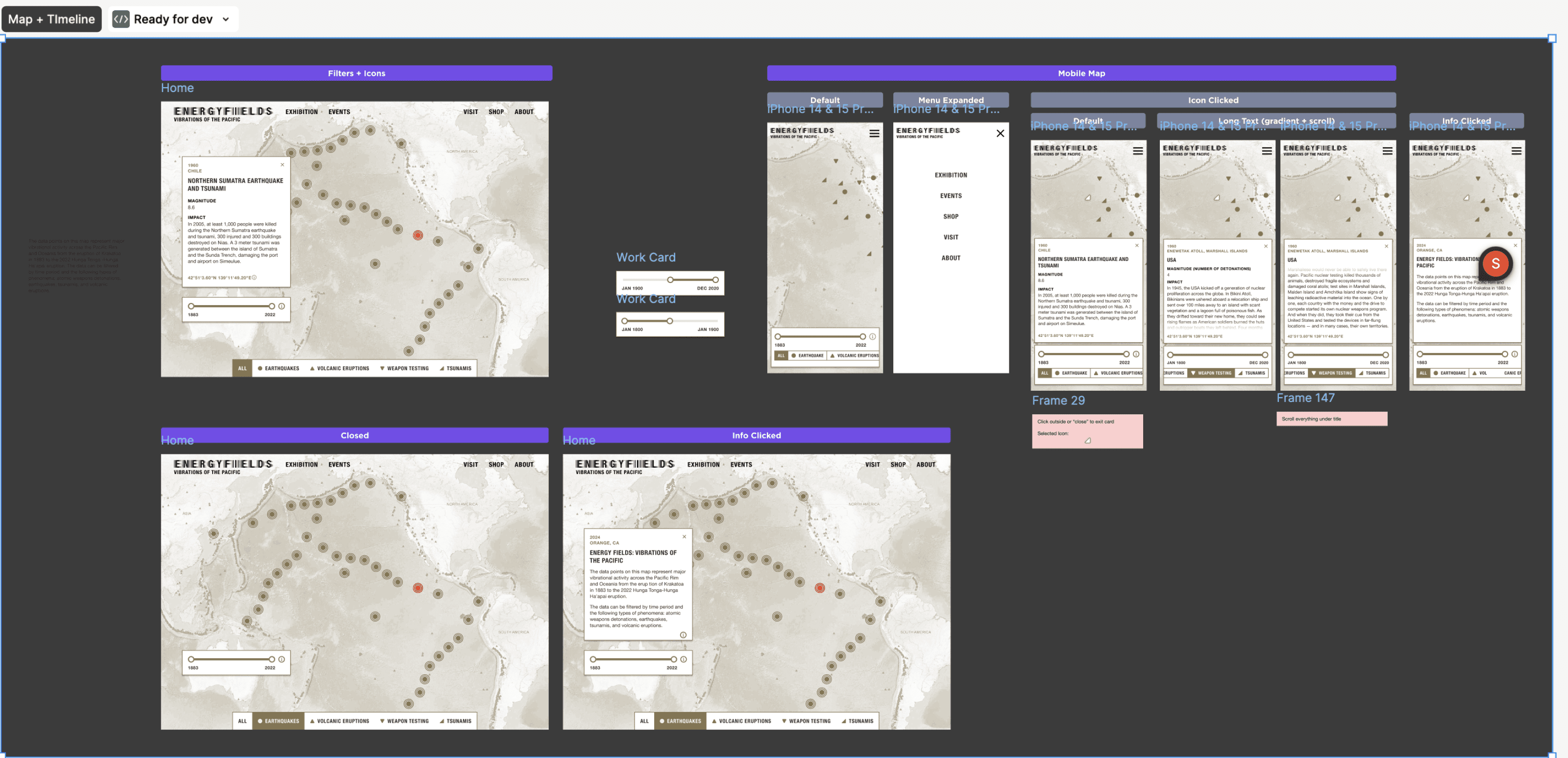 Final Energy Fields website design