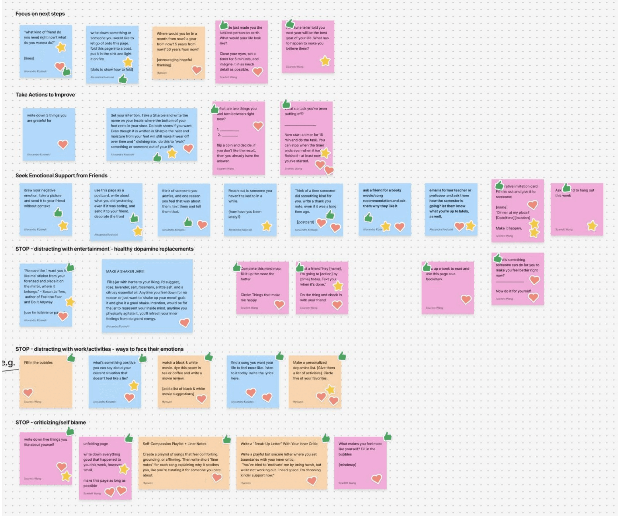 The 30 prompts organized by strategy category
